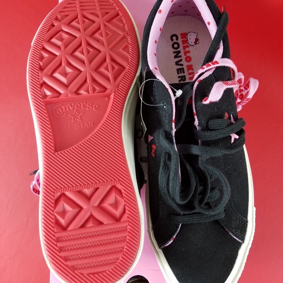 CONVERSE x HELLO KITTY Shoes 162939C Various Sizes - Picture 7 of 8